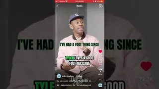 Tyler The Creator Has A Foot Thing (and I think it’s a lil funny)