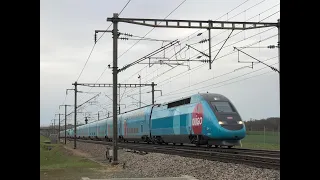 High speed train, TGV, OUIGO, InOui frecciarossa in France