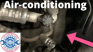 VW Transporter T6 air-conditioning Refill Connectors Location