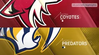 Arizona Coyotes vs Nashville Predators Nov 29, 2018 HIGHLIGHTS HD