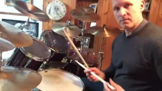 Drumset metric modulation using the 3 over 4 Polyrhythm part 2