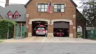 Yonkers FD Battalion 2 + Tower Ladder 75 + Engine 312 Responding + On Scene Footage