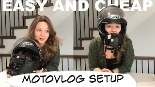 Easy and Cheap Motovlog Setup 2021 | Female Motovlogger | Harley Davidson Iron 883