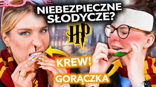 TESTUJEMY MAGICZNE SŁODYCZE z Harrego Pottera! ⚡️ Krwotok z nosa? Gorączka? | Agnieszka Grzelak Vlog