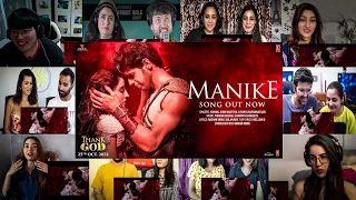 Thank God - Manike Video Song Reaction Mashup | Nora Fatehi, Sidharth M | Yohani | #DheerajReaction
