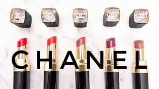 CHANEL ROUGE COCO FLASH LIPSTICK | Swatches + Unboxing + Review