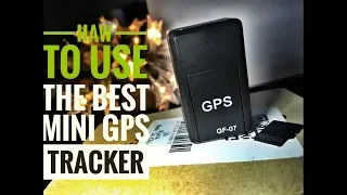 The Best Mini GPS GF-07 Tracker Easy User Manual Unboxing