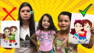 colorindo com 3 cores Maria Clara e JP | Maria Clara e Alice