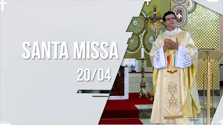 SANTA MISSA AO VIVO | PADRE REGINALDO MANZOTTI | 20/04/22