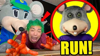 HELP! Chuck e Cheese BITES Kids Foot at 3AM!! (HE CAME AFTER US)