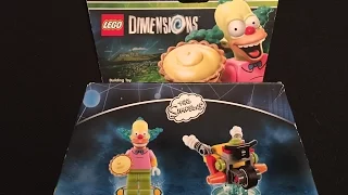 The Simpsons Krusty Fun Pack Lego Dimensions Unboxing & Building