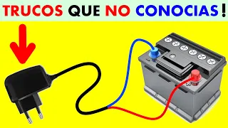 Como cargar la batería de tu auto con este simple truco!