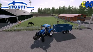 'DE PAARDEN ZIJN ER & NIEUW STUK LAND!' Farming Simulator 22 Korpi #60