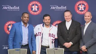Houston Astros discuss Jose Altuve's 5-year contract extension
