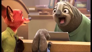 Zootopia - Sloth scene [HD]