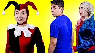 WHAT IF I BECOME HARLEY QUINN | 8  EXTREMELY SHOCKING SITUATIONS & FUNNY PRANKS BY CRAFTY HACKS