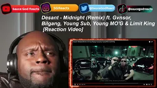 Desant - Midnight (Remix) ft. Gvnsor, Bilgang, Young Sub, Young MO'G & Limit King | REACTION