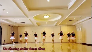 Yo No Se Line Dance||Demo by Tayuka Karamoy & The Blessing Ladies Dance Class