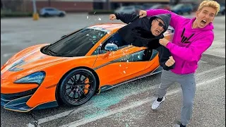 FOUND CAR THEIF who stole my McLAREN SUPERCAR!!