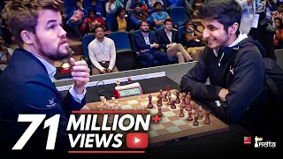 The shortest game of Magnus Carlsen's chess career!