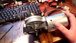 Применение мотора стеклоочистителя для привода робота