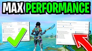 How To Get MAX Performance in Chapter 3! (Increase FPS & Reduce Delay!)
