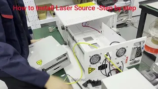 How to install a fiber laser source ? | Tutorial about laser source installation - BOGONG MACHINERY