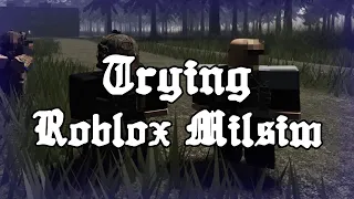 trying Roblox milsim feat. Lucid Ex