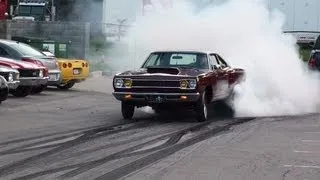 1968 1000hp Hemi Roadrunner Burnout "Rat Poison" GODFATHER Racing MORE HEMI'S
