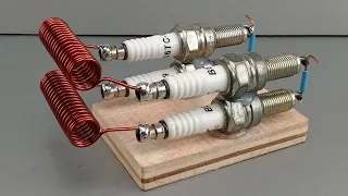 220 Volt Free Electricity Energy Science Using Magnet & Spark Plug With Light Bulb At Home