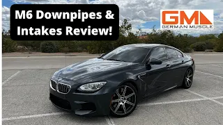 Our BMW M6 Get's Downpipes and Intakes! - CTS Turbo Catted Downpipes/BMS Intakes Review