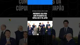 Lula aparece entre líderes do Vietnã e Comores na foto oficial do G7