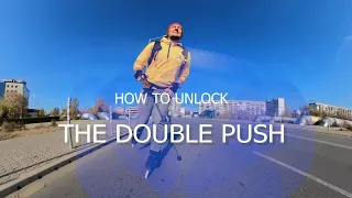 How to unlock the double push on inline skates - tutorial