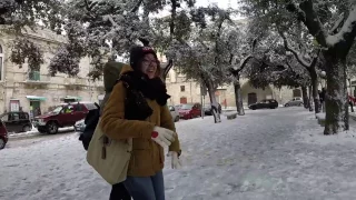 Snow in Acquaviva Gennaio 2017 - Hero 5 Black