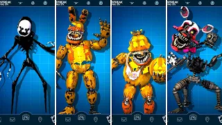 FNAF AR Halloween Update Animatronics Workshop Animations