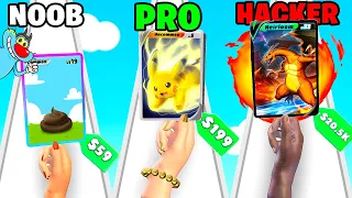 NOOB vs PRO vs HACKER | In Pokemon Card Evolution | With Oggy And Jack | Rock Indian Gamer |