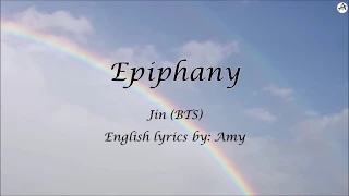 Epiphany - English KARAOKE (Piano Instrumental) - Jin (BTS)