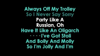 Robbie Williams Party Like A Russian Karaoke | GOLDEN KARAOKE