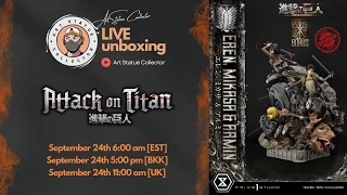 1/4 scale Attack on Titan DX bonus [Live Unboxing] | Prime 1 Studio