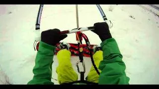 Snow Kiting with GoPro HERO HD
