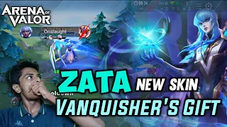 Zata new skin - Vanquisher's Gift review || Arcana + build and combo || Arena Of Valor