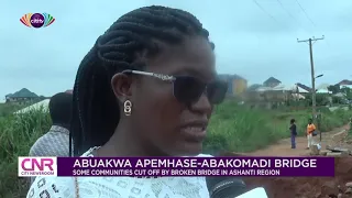 Abuakwa Apemhase-Abakomadi bridge: Some communities cut off by broken bridge in Ashanti Region