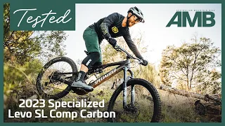 AMB rides the second generation Specialized Levo SL - more power, more range, more travel!