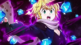 1800 Gems CRAZIEST Purgatory Meliodas Summons Of All Time!! | 7DS: Grand Cross