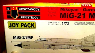 Quick Review MiG21 MF/MA/R 1:72 Fully Rivetting of JOY PACK Kit 3 in 1