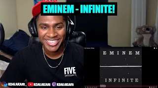 the JOURNEY begins! Eminem - Infinite (REACTION!)