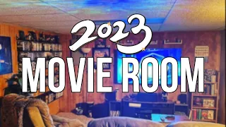 Movie Room Tour 2023! | My Movies, Collectibles, Sound System & More!