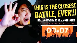 REACTION | TOMAZACRE vs CODFISH | Grand Beatbox Battle 2019 | SEMI FINAL