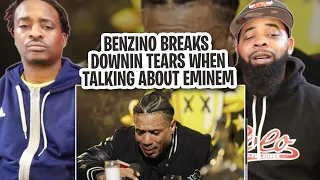 Benzino breaks down in tears when talking about Eminem on Drink Champs: "I'd hug him" REACT