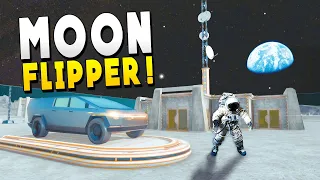 Flipped a House on the Moon and Made Over a Million Dollars! - House Flipper Gameplay